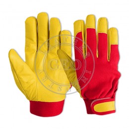 Leather Safety Driver Industrial Gloves